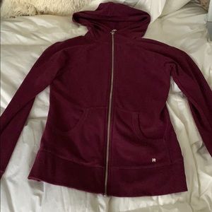 Burgundy bling wing VS sweatshirt